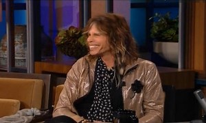 Steven Tyler Promotes his New Book on The Tonight Show