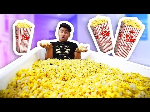 POPCORN BATH CHALLENGE!