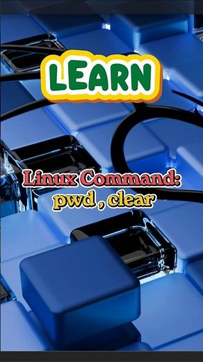 Linux Basics: PWD & CLEAR Command Explained in 25 Seconds! #shorts