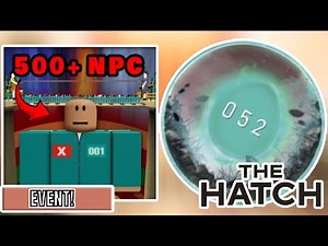 [EVENT] HOW TO GET THE HATCH BADGE & RANDOM EGG IN SQUID GAME BUT WITH NPCS & FREE ADMIN! - ROBLOX