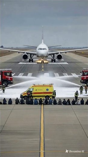 Landing gear failure… Plane makes emergency landing amid flames #airaccident