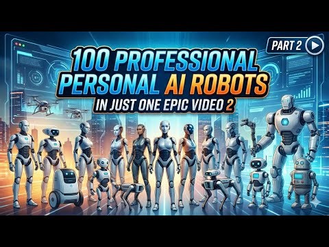 100 Professional Personal AI Robots in Just One Epic Video 2