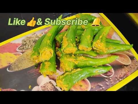 Stuffed Fry Mirchi Recipe | Easy Bharwa Mirchi Fry
