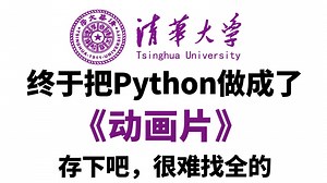 【整整500集】清华大佬终于把Python教程做成动画片了，2025最新版，小白逼自己一周学完，编程技术猛涨！拿走不谢，全程通俗易懂，学不会我退出IT圈！!