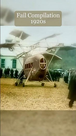 When Flying Was Actually Dangerous 💀 #1920s #aviation #fails