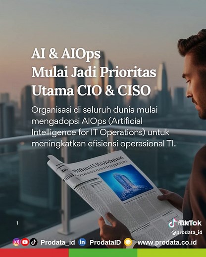 Trend IT 2026 semakin jelas: AI dan automasi operasional menjadi fokus utama CIO & CISO untuk meningkatkan efisiensi, menekan biaya, dan menjaga stabilitas sistem. Bersama Prodata & ManageEngine, organisasi Anda bisa mulai membangun ekosistem TI yang lebih proaktif, efisien, dan siap menghadapi tantangan masa depan. Hubungi kami untuk konsultasi 📩 #Prodata #ManageEngine #AIOps #ITOperations #ITBudgeting