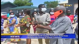 Istanbul Son Durak Company distributes relief items to vulnerable persons in Ulemon COmmunity | INDEPENDENT TELEVISION/RADIO