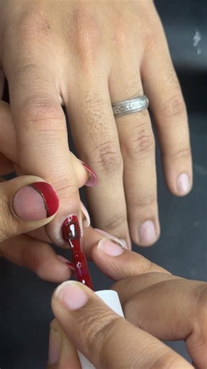 ||Anamika Arya||Nail Artist|| on Instagram: "Gel Polish Proper step by step application taught in today’s free live session 🌸❤️ . To book Online & Offline Courses 👇 ☎️- 9316271693 . . #uñas #uñasacrílicas #nails #nailsnailsnails #nailstyle"