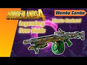 Borderlands 4 | WOMBO COMBO SHOOTS ROCKETS | No Nonsense Legendary Item Guide & Location