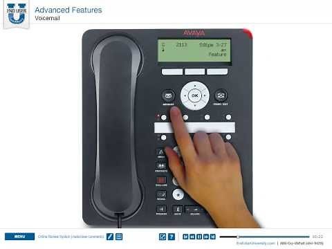 Avaya 1408 & 1608 on IP Office - Voicemail