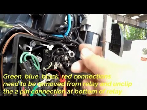 Tilt trim diagnose and repair Yamaha outboard HPDI DIY