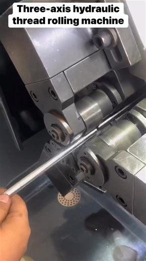 10K views · 75 reactions | Three-axis hydraulic thread rolling machine | Lv Han | Facebook