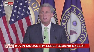 Republican Kevin McCarthy loses second ballet for House speaker
