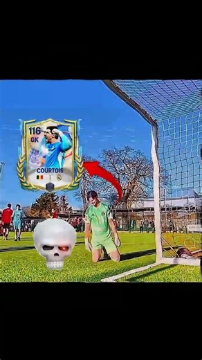 Courtois saved in the last minute of the match🔥🧤#eafc25 #eafc24#eafcmobile #fifamobile #shorts