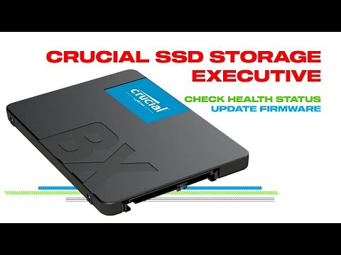 How To Check Crucial SSD Health (SATA, NVME, M.2) | Crucial Storage Executive Tool