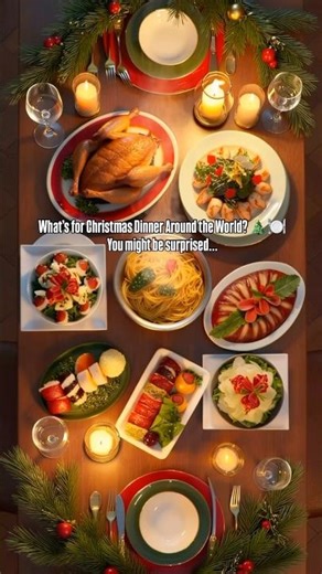 Traditional Christmas dishes from countries around the world