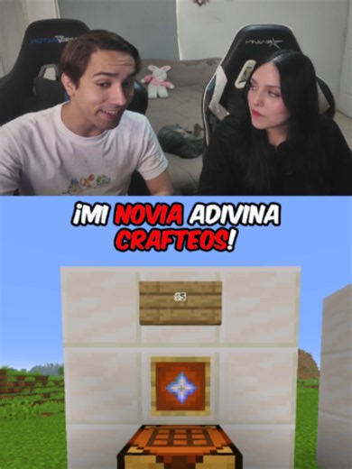 ADIVINA CRAFTEOS DE MINECRAFT! 😵‍💫⛏️ #minecraft #gaming #novia | minecraft