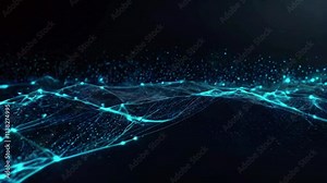 Futuristic abstract technology background with advanced communication and digital innovations, 4k High-Quality Wallpaper Background Animation Video