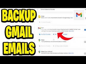 How To Backup Gmail Emails