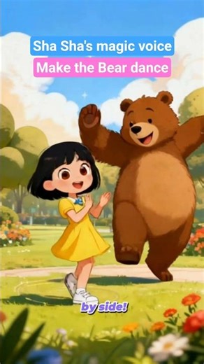 Sha Sha’s Singing Makes the Bear Dance | Cute 2D Cartoon l 🤣