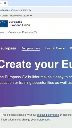 How to make EuroPass CV for European Job Search