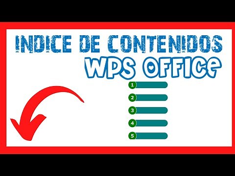 ✅Cómo Crear un ÍNDICE DE CONTENIDOS EN 🆆🅿🆂 🅾🅵🅵🅸🅲🅴
