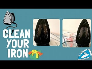 HOW TO CLEAN AN IRON | BASE /BOTTOM OF THE IRON | BURNT IRON #cleaniron #pinkstuff