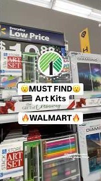 MUST FIND Art Kits at Walmart #craftsupplies #budgetfriendly #walmartfinds