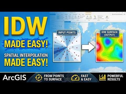 Master IDW Interpolation in ArcGIS (Step-by-Step)! Amharic