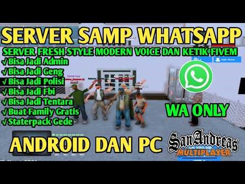 GTA SAMP WHATSAPP ONLY SERVER RAME!? GTA SAMP ROLEPLAY SERVER REVIEW INDONESIA
