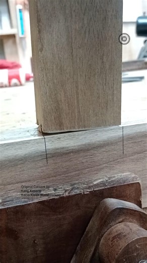 Easy Mortise Hole with a Mortising Machine #shorts #woodworkingtipsandtricks