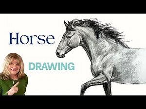 How To Draw A Horse (Beginner Friendly) Easy Steps For A Realistic Head, Neck and Mane