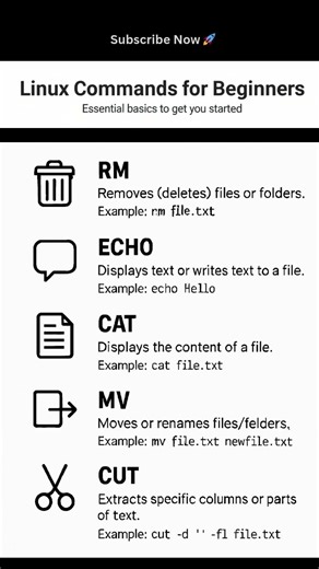 Linux Commands for Beginners #learnlinux #linux #linuxcommands