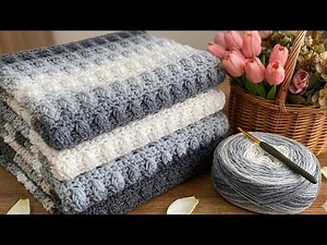 My Mother's Most Beautiful and Easiest Crochet Stitch Technique! Crochet Stitch