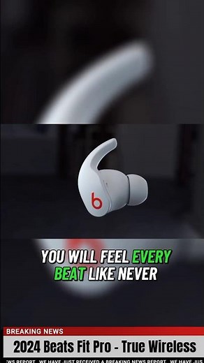 Beats Fit Pro Review: True Wireless Earbuds with Noise Cancelling &Apple, Chip#EarbudsReview #shorts