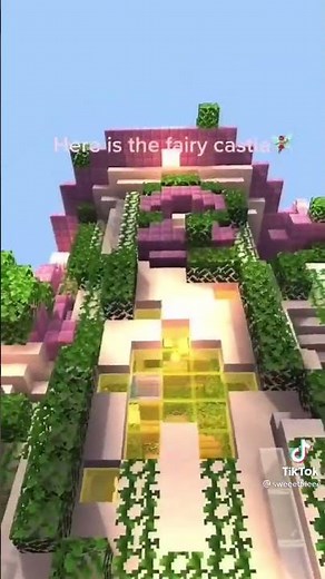 Minecraft fairy building tutorial.So cute! 🌷✨ fairy world in Minecraft 🧚🏻‍♀️ #gaming #minecraftbuild