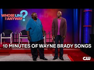 10 minutes of Wayne Brady Singing 🎵 | Whose Line is it Anyway? | The CW