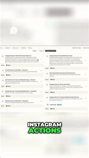 Automate Instagram with Transcript Downloader & Zapier!