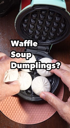 #vegansoupdumplings #waffledumplings #vegandumplings #waffleeverything #veganhackspod