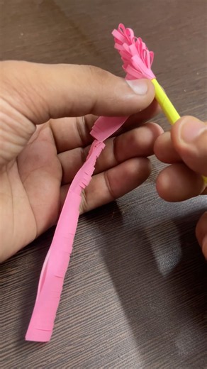 Cute paper craft | paper flower craft | easy craft ideas #art #craft #shorts