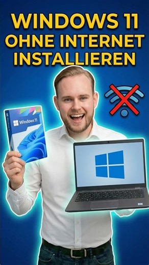 Windows 11 ohne Internet und Microsoft Konto installieren 🚀