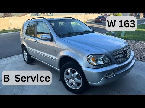 How To Perform a Comprehensive B Service & Inspection In Detail On Mercedes ML350/500 W163.
