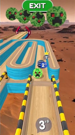 Can Minecraft Ball Win The Race ? 🥳 Epic Going Balls Insane! 🔥 #shorts #forestgaming24