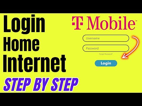 T-Mobile Home Internet Login (Home Internet Settings)