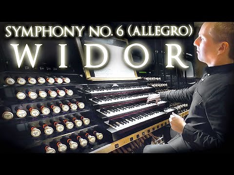 WIDOR - SYMPHONY NO. 6 (ALLEGRO) - JONATHAN SCOTT ORGANIST - ÉVREUX CATHEDRAL ORGAN, FRANCE