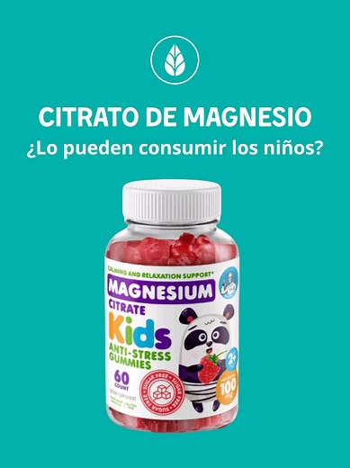 Citrato de Magnesio en Gomitas para Niños