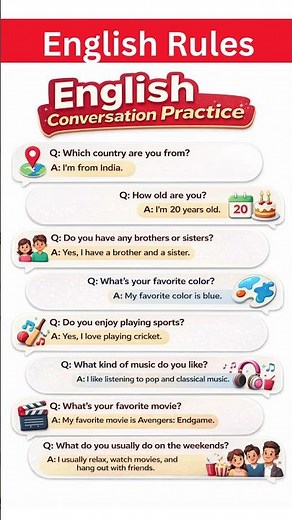 English Conversation Practice for Beginners | Daily English-Speaking Questions and Answers #esl