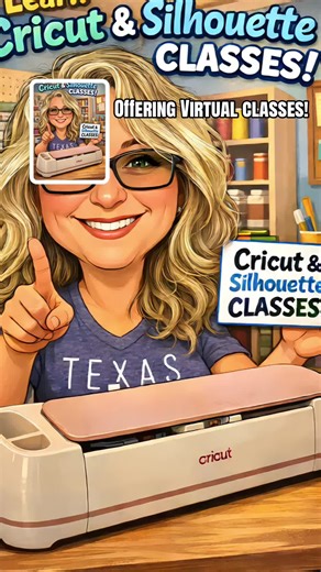 There’s been enough interest so I am also going to offer virtual classes! Cricut design space and silhouette studio. All aspects of making cutouts! #silhouettestudio #cricutdesignspace #homecoming #cutouts #classes