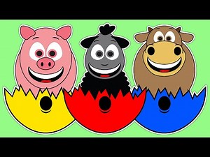 Shake, Shake, Shake! POP! | Learn Colors, Spelling, Animal Sounds | Toddler Cartoon | Baby Big Mouth