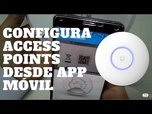 Configuring Unifi APs from the Mobile App - Unifi